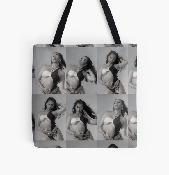 Kali Uchis B&W Aesthetic All Over Print Tote Bag RB1608 product Offical kali uchis Merch