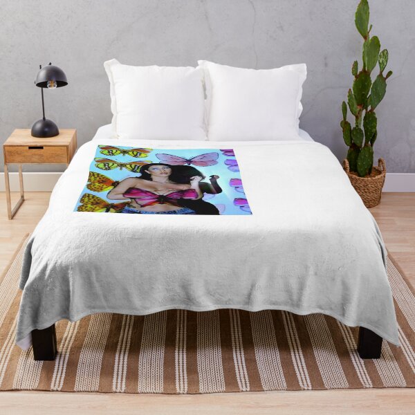 Copy of Kali uchis music Throw Blanket RB1608 product Offical kali uchis Merch