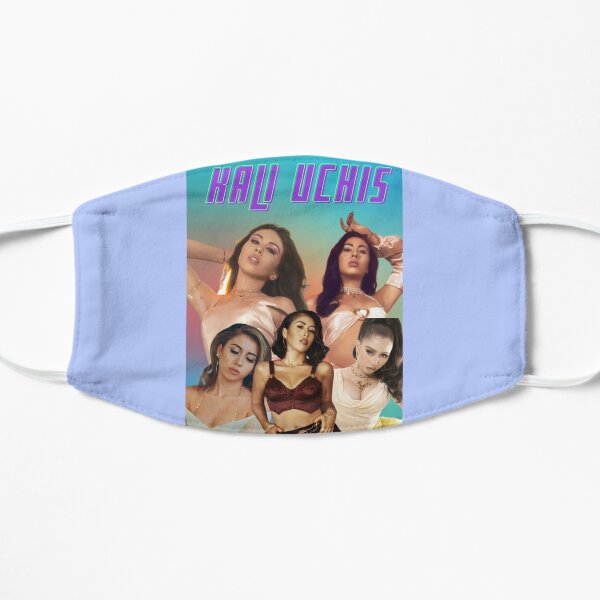 kali uchis collage poster Flat Mask RB1608 product Offical kali uchis Merch